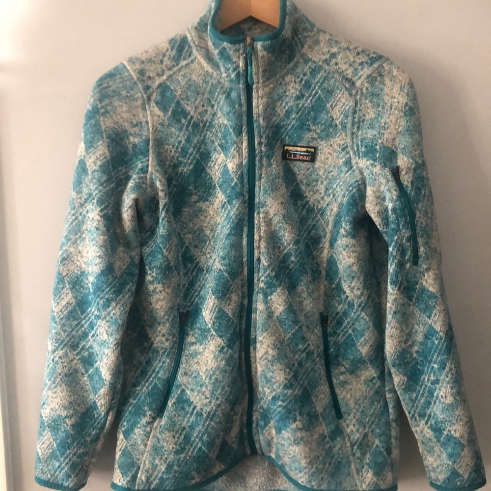 L.L. Bean Sweater Fleece Full Zip Jacket